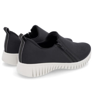 Tênis Slip On Elastano Zíper