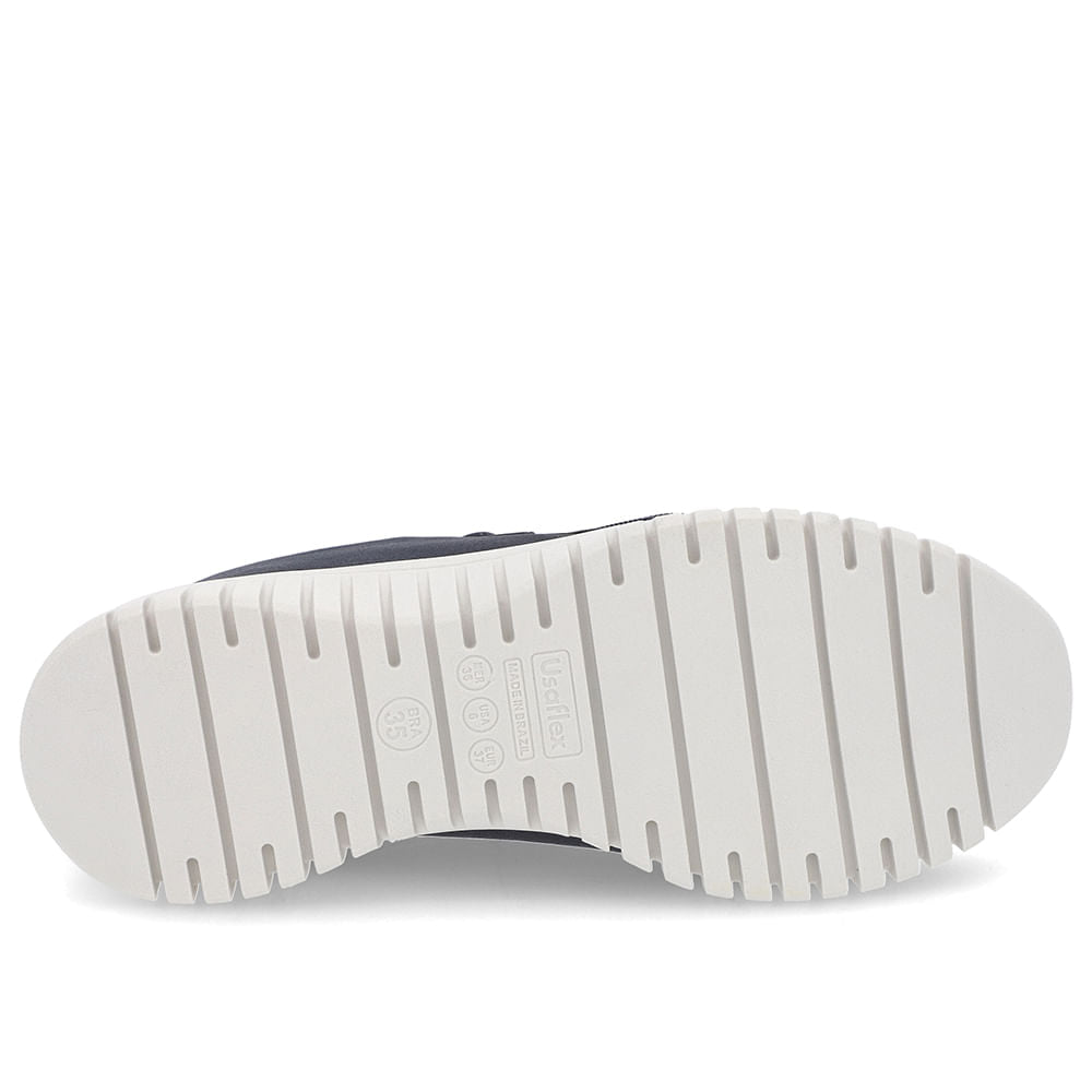 Tênis Slip On Elastano Zíper