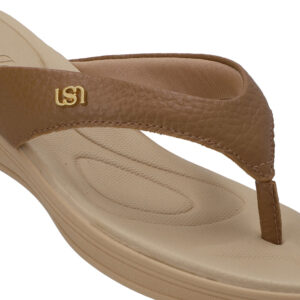 Chinelo Salto Plataforma Couro