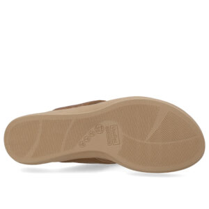 Chinelo Salto Plataforma Couro