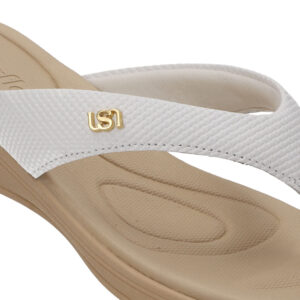 Chinelo Salto Plataforma Couro