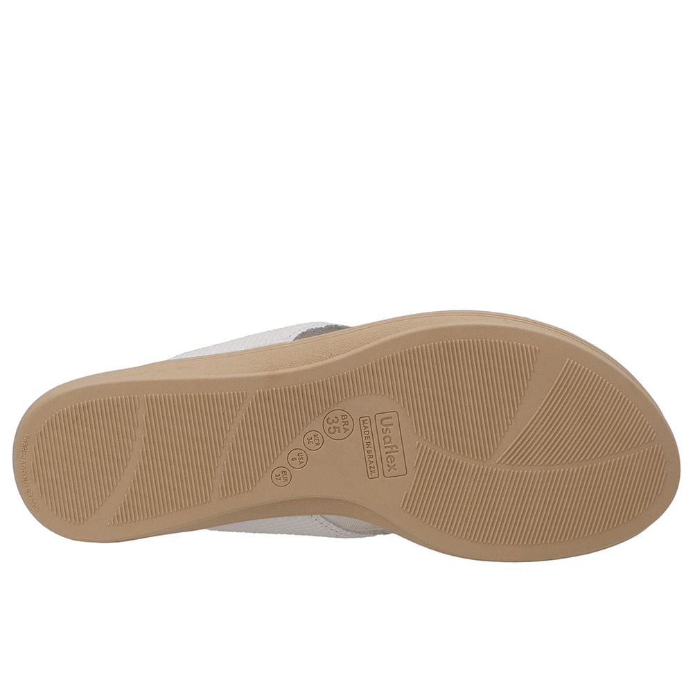 Chinelo Salto Plataforma Couro