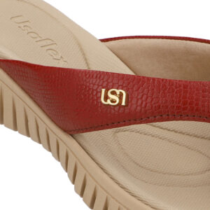 Chinelo Plataforma Couro