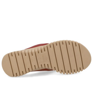 Chinelo Plataforma Couro