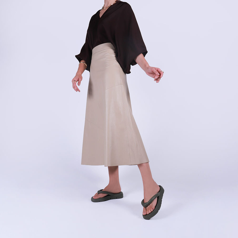 Chinelo Pêra Poofy Plataforma Eva