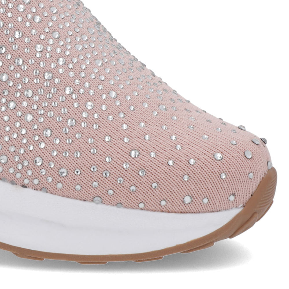 Tênis Tricot Strass