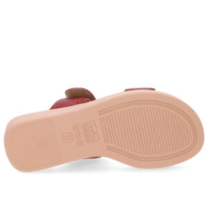 Tamanco Plataforma Couro Fecho-Flex