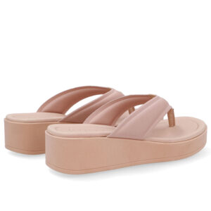 Chinelo Salto Plataforma Tecido