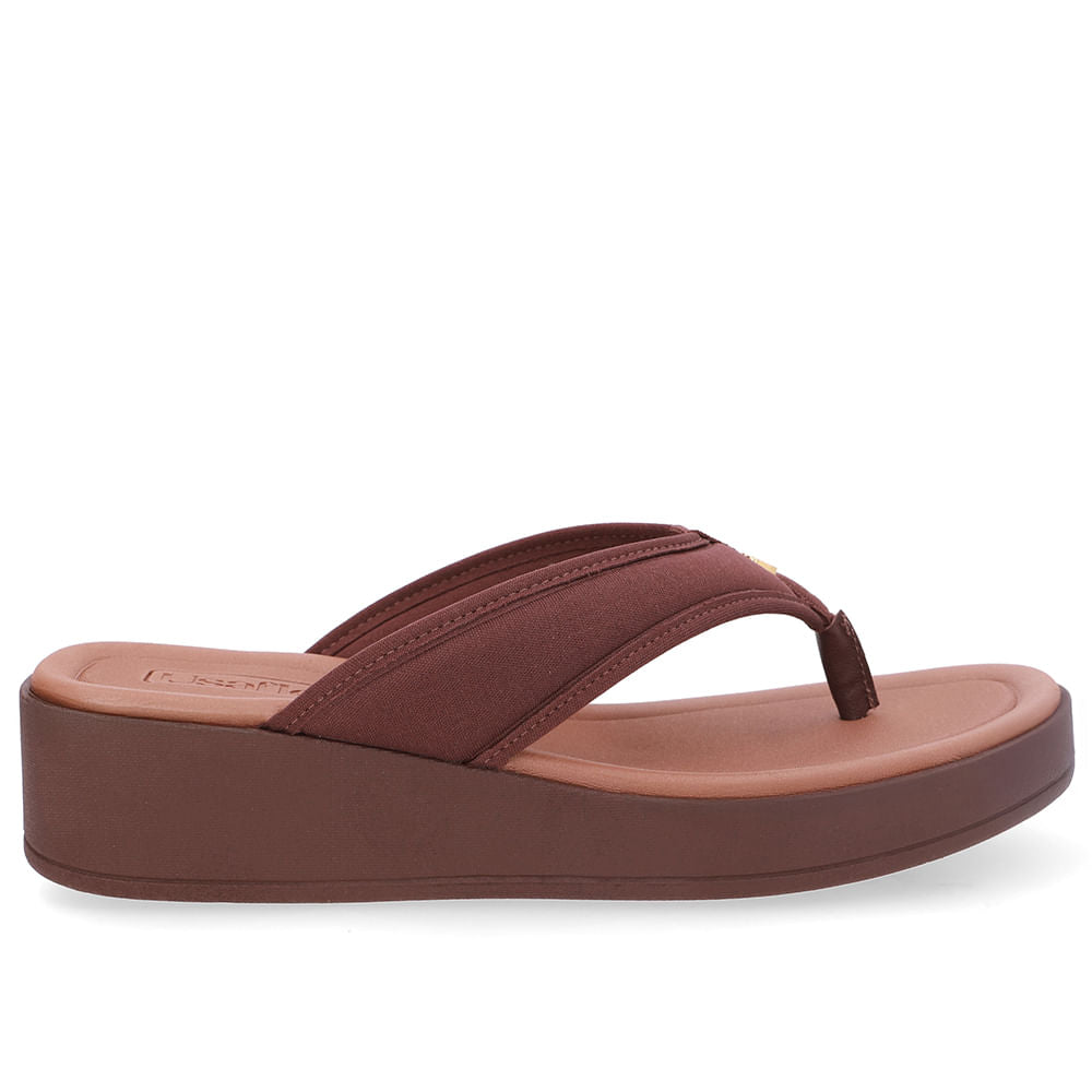 Chinelo Salto Plataforma Tecido