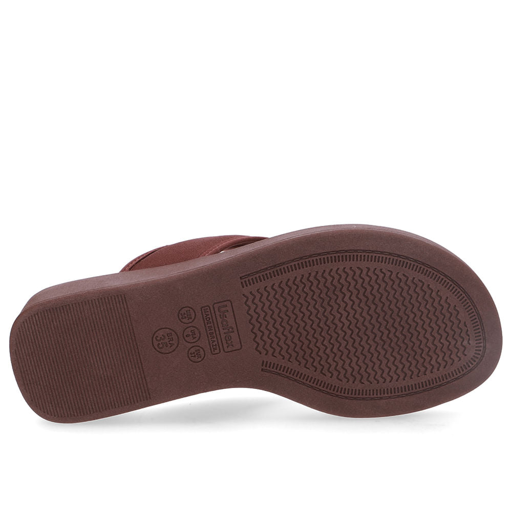 Chinelo Salto Plataforma Tecido