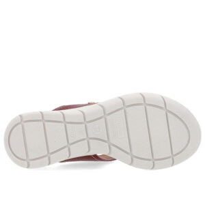 Chinelo Baixo Couro Enfeite Rebite