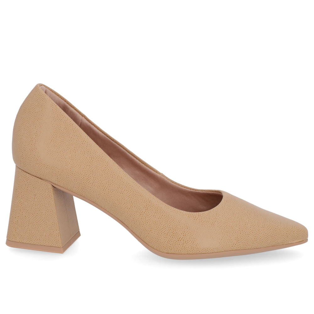 Scarpin Couro Arraia Bico Fino