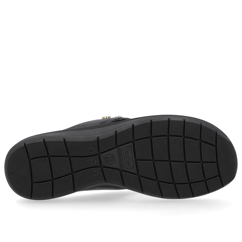 Chinelo Plataforma Couro