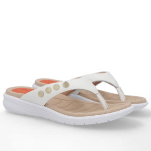 Chinelo Plataforma Couro