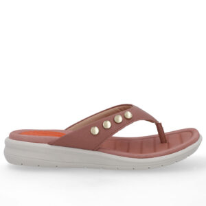 Chinelo Plataforma Couro
