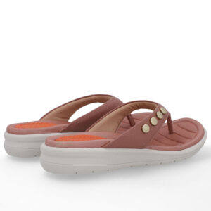Chinelo Plataforma Couro