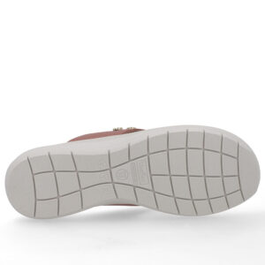 Chinelo Plataforma Couro