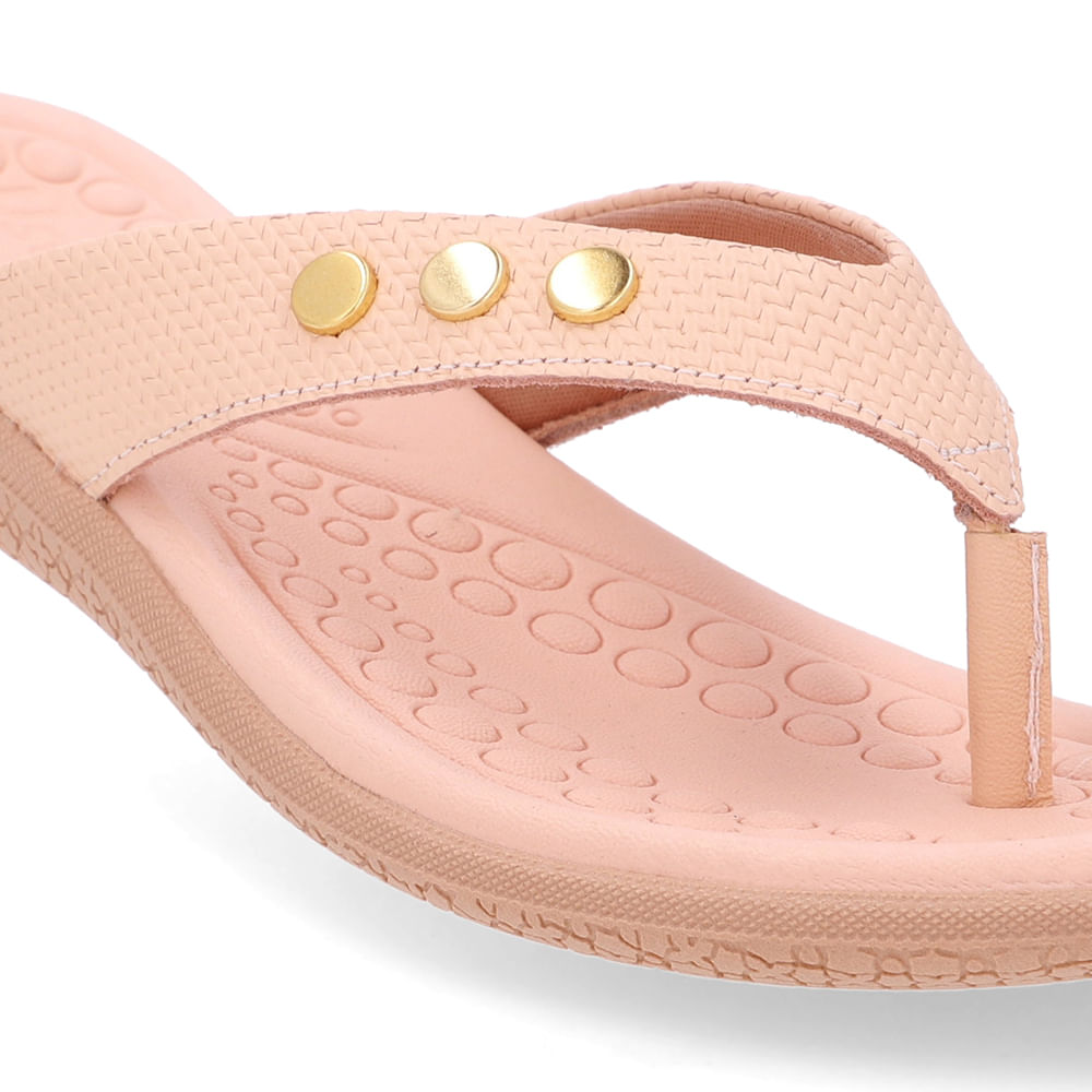 Chinelo Rasteiro Couro