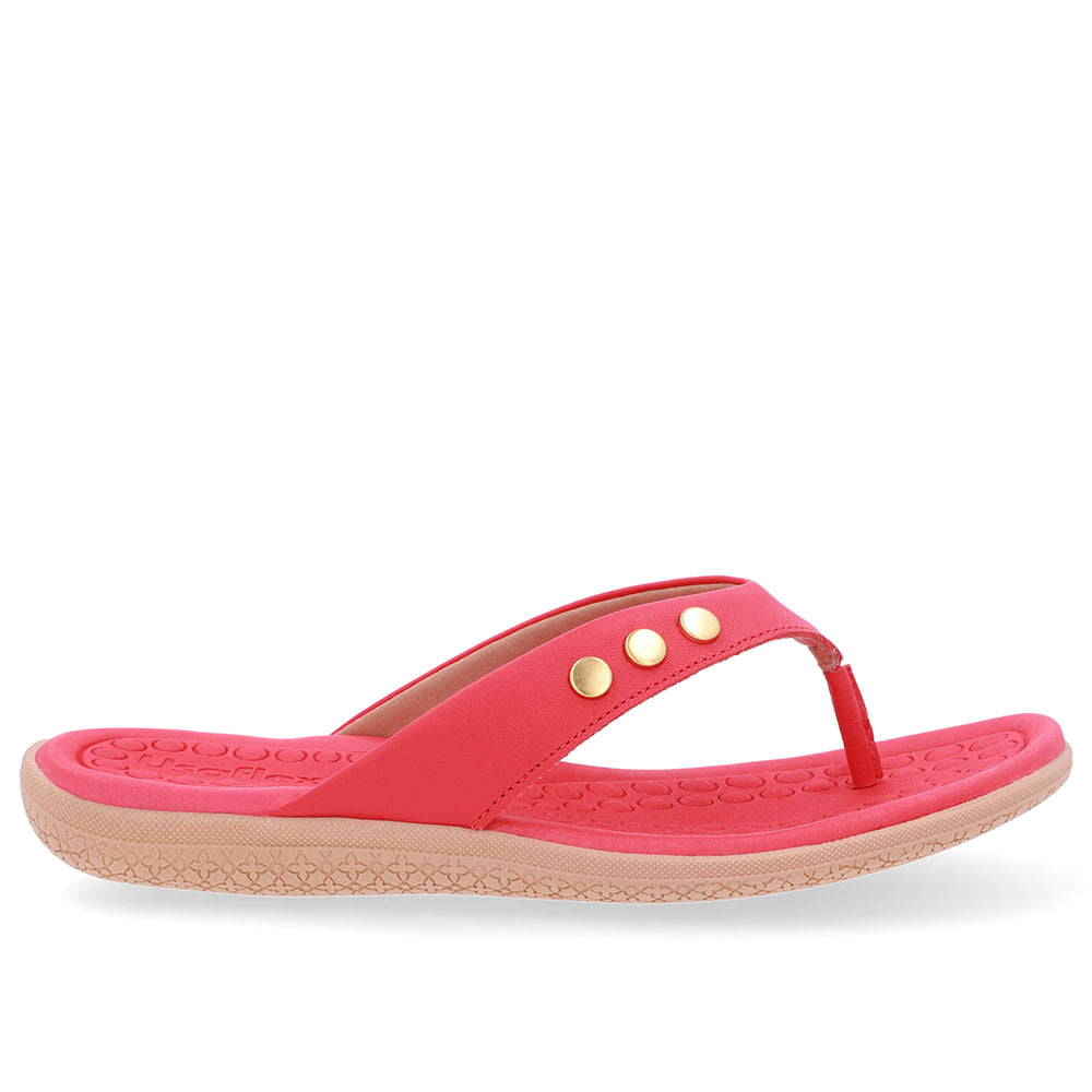 Chinelo Rasteiro Couro