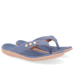 Chinelo Rasteiro Couro