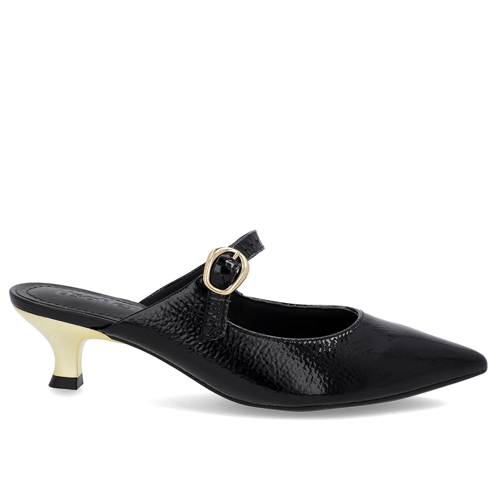 Mule Verniz Croco Salto Kitten Tira