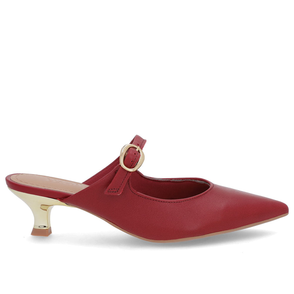 Mule Verniz Croco Salto Kitten Tira