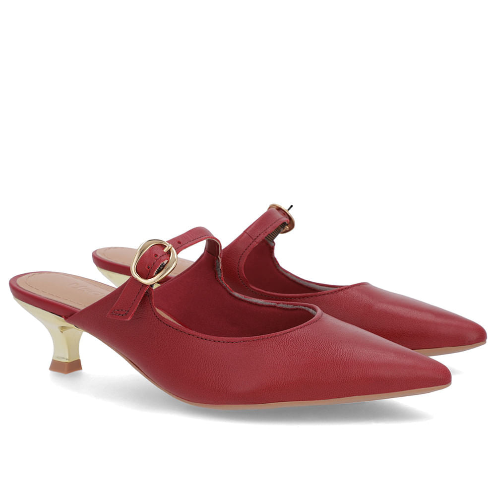 Mule Verniz Croco Salto Kitten Tira