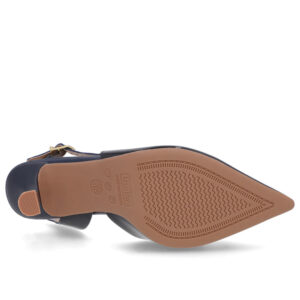 Slingback Laço Verniz