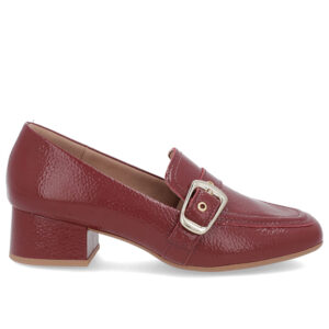 Loafer Verniz Bico Quadrado Fivela
