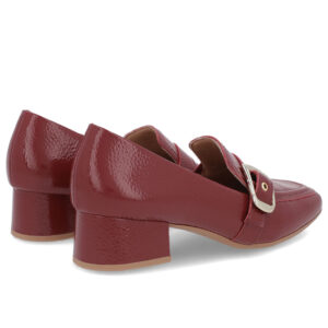 Loafer Verniz Bico Quadrado Fivela