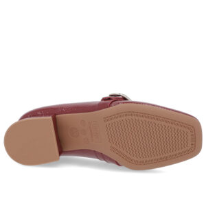 Loafer Verniz Bico Quadrado Fivela