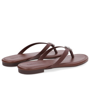 Chinelo Rasteiro Couro