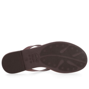 Chinelo Rasteiro Couro