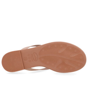Chinelo Rasteiro Couro