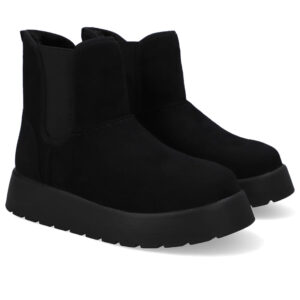 Bota Poofy Tecido Forrada