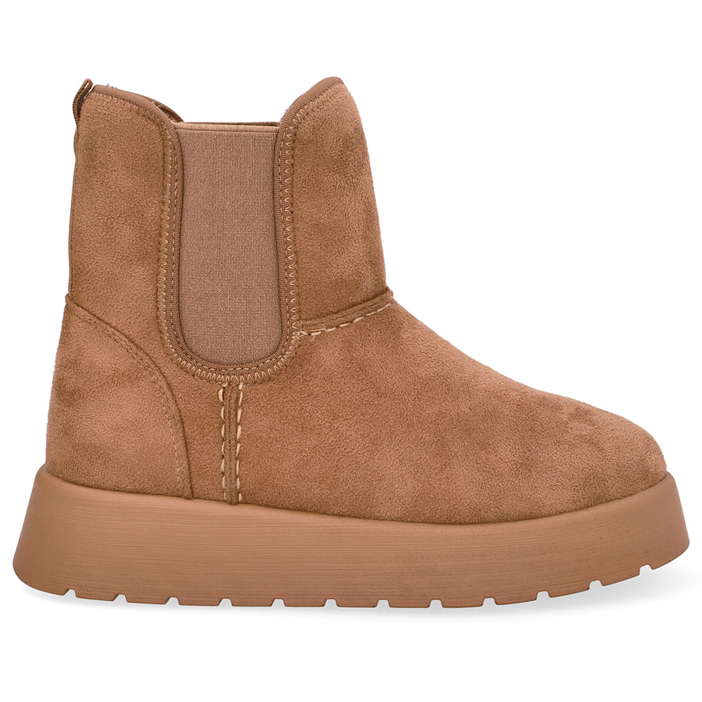 Bota Poofy Tecido Forrada