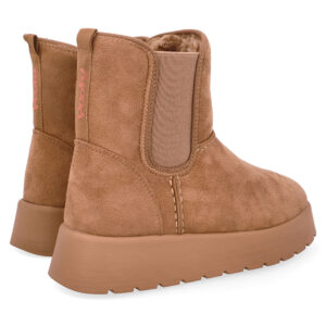Bota Poofy Tecido Forrada