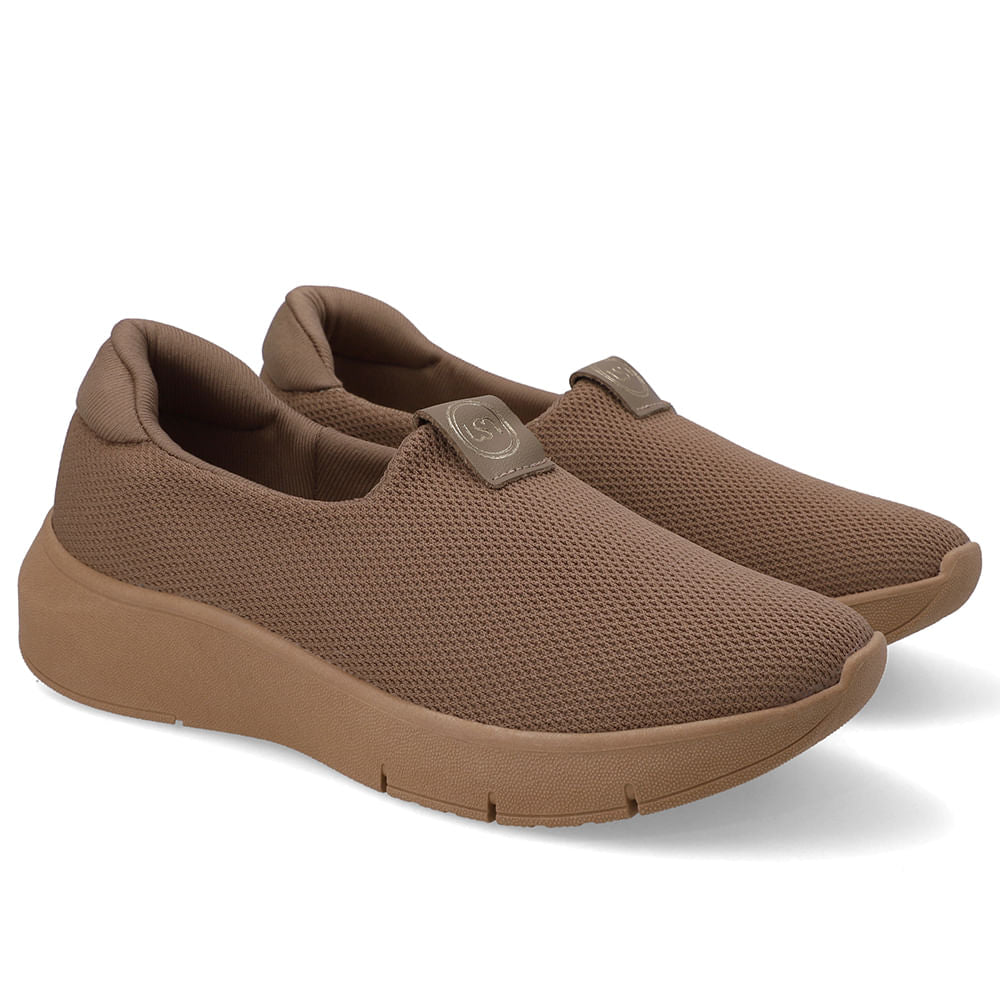 Tênis Tecido Slip On