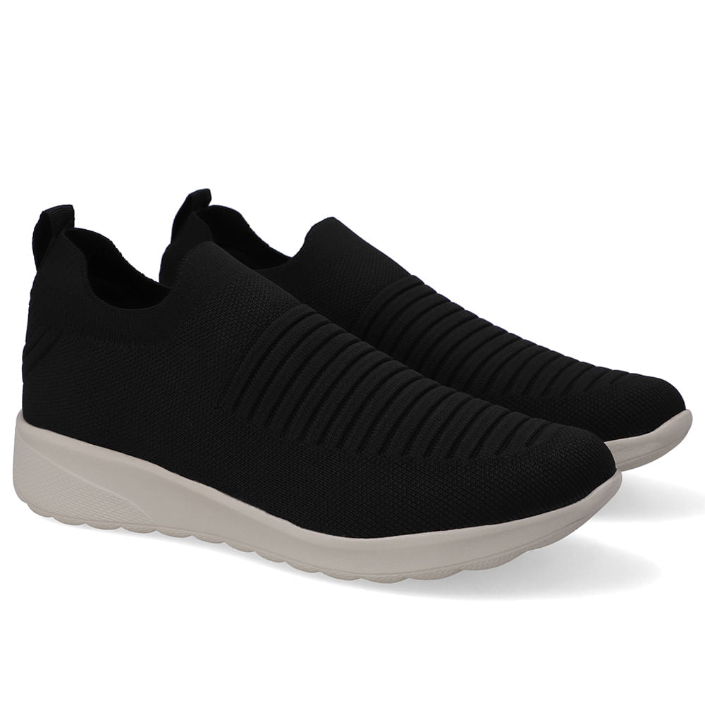 Tênis Slip On Tricot Casual
