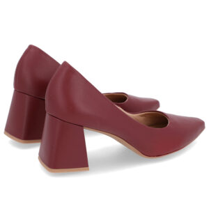 Scarpin Básico Couro Bico Fino