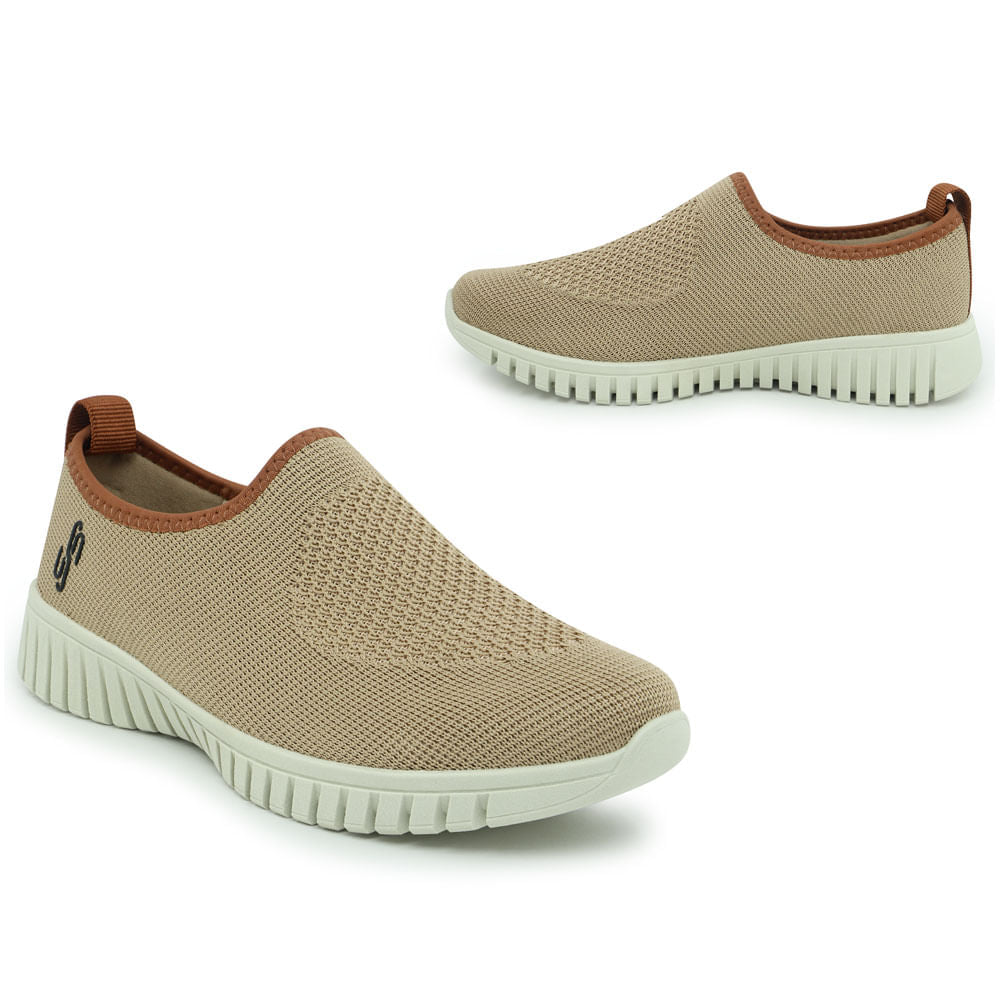 Tênis Slip On Tricot Monograma