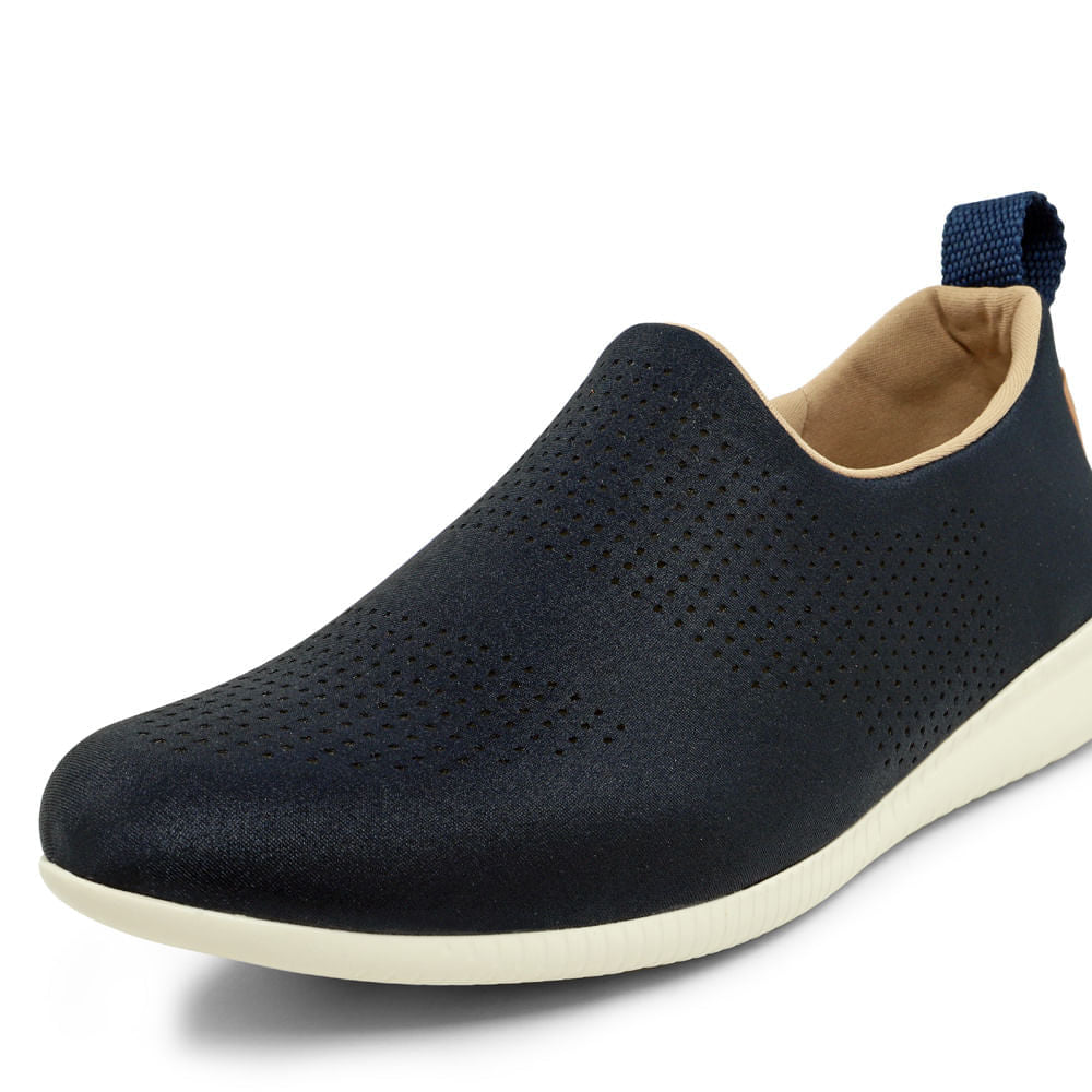 Tênis Slip On New Blue Elastano Laser