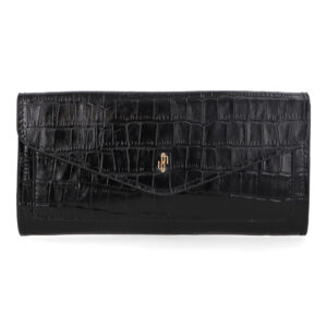 Carteira Couro Croco Creme