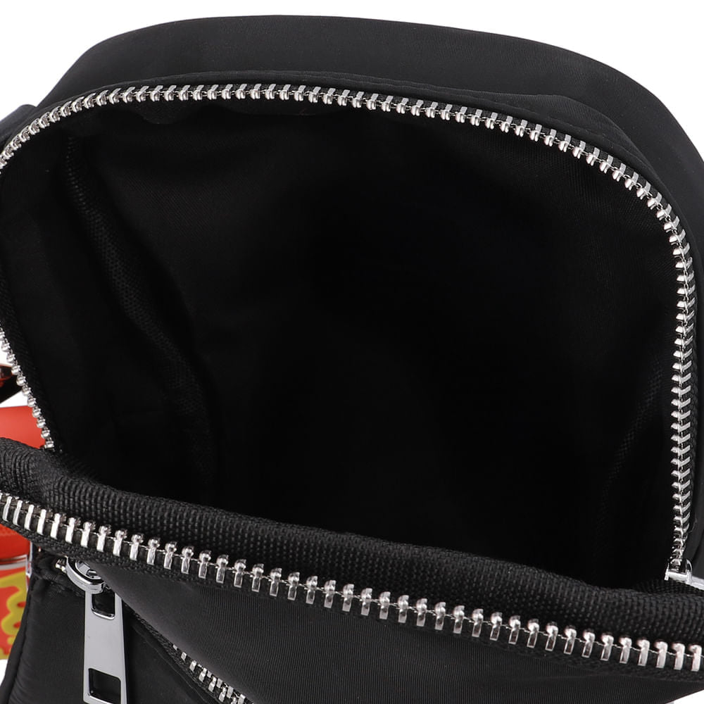 Bolsa Tiracolo Poofy Nylon Zíper