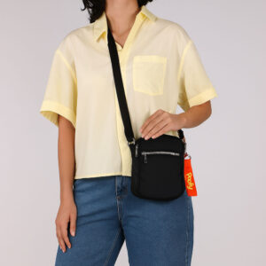 Bolsa Tiracolo Poofy Nylon Zíper