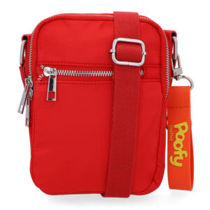 Bolsa Tiracolo Poofy Nylon Zíper