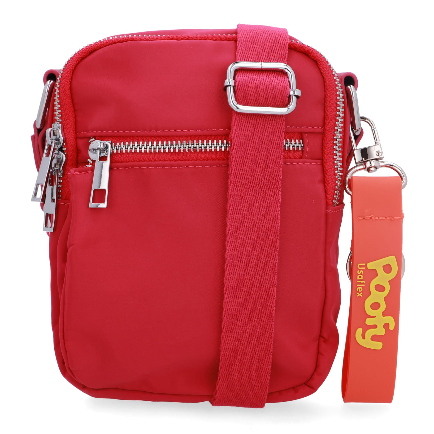 Bolsa Tiracolo Poofy Nylon Zíper