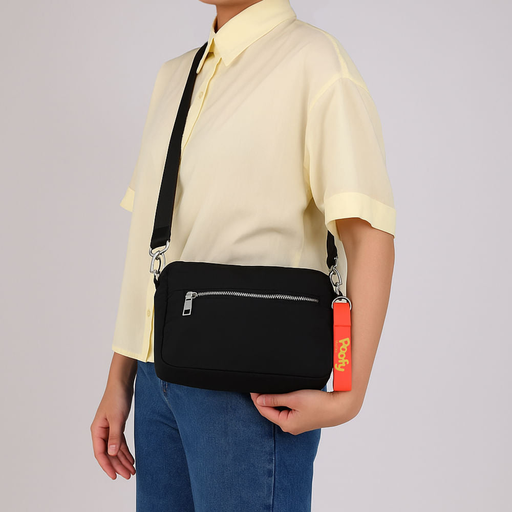 Bolsa Tiracolo Poofy Nylon Bolso