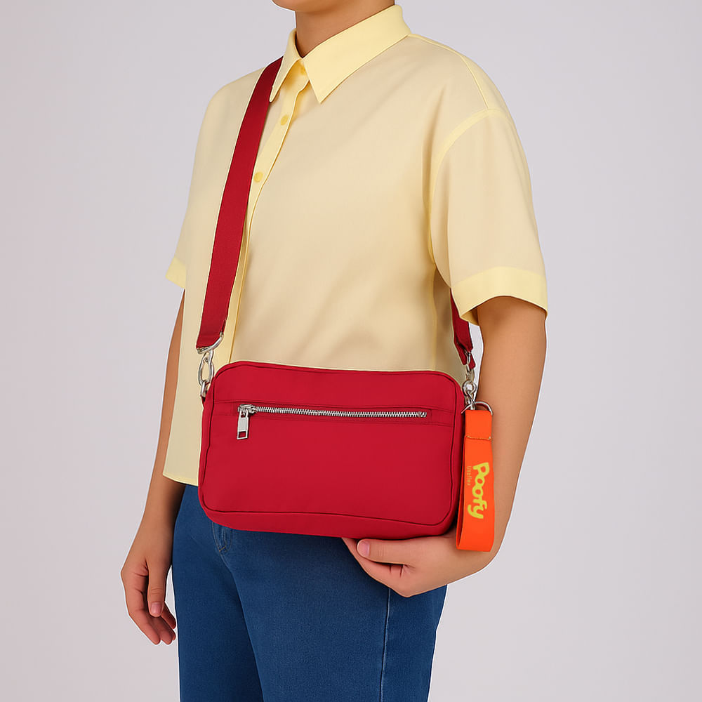 Bolsa Tiracolo Poofy Nylon Bolso