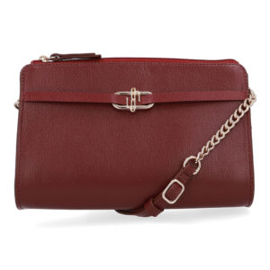 Bolsa Tiracolo Couro Vermelha